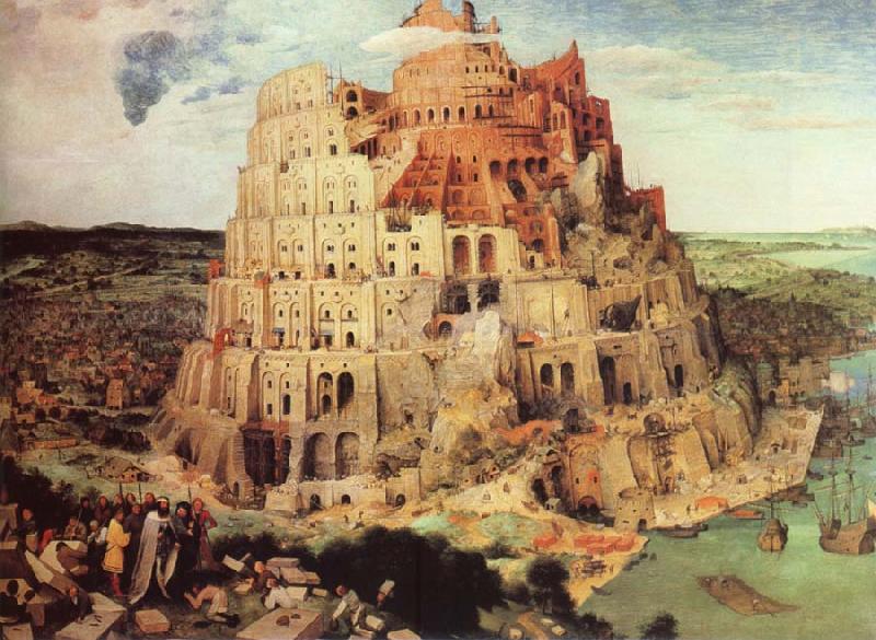 unknow artist THe Tower of Babel Germany oil painting art
